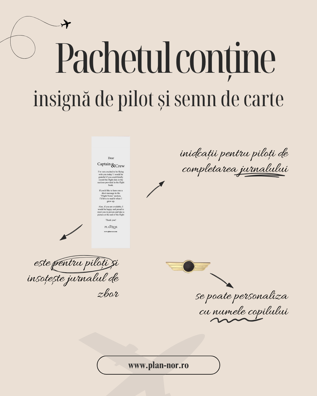 Pachet jurnal albastru și accesorii