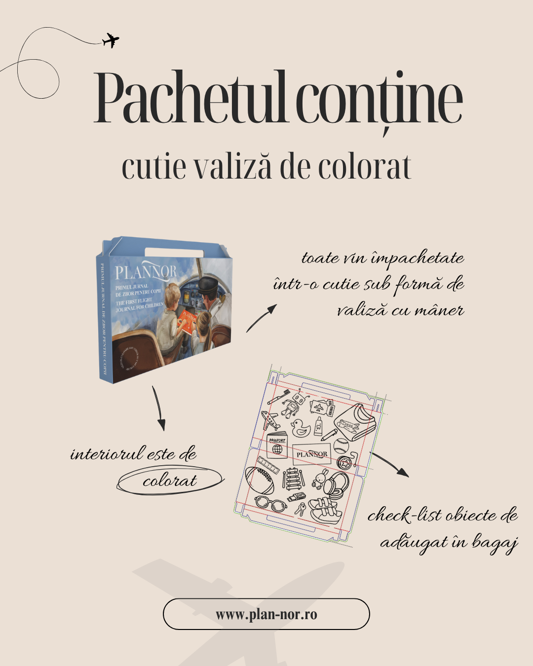 Pachet jurnal roz și accesorii